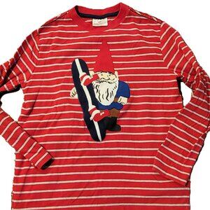 HANNA ANDERSSON Long Sleeve Gnome Tee Tshirt Top - 130 (8) - (PRE-LOVED)